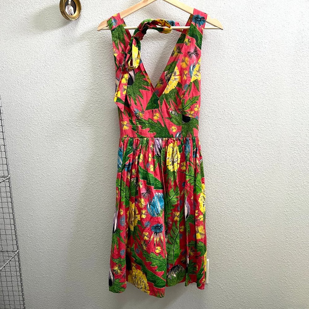 French Connection Adorable Tropical Dress US10